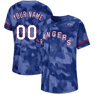 Texas Rangers royal Fashion jersey