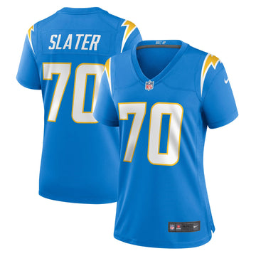 Rashawn Slater Los Angeles Chargers blue jersey