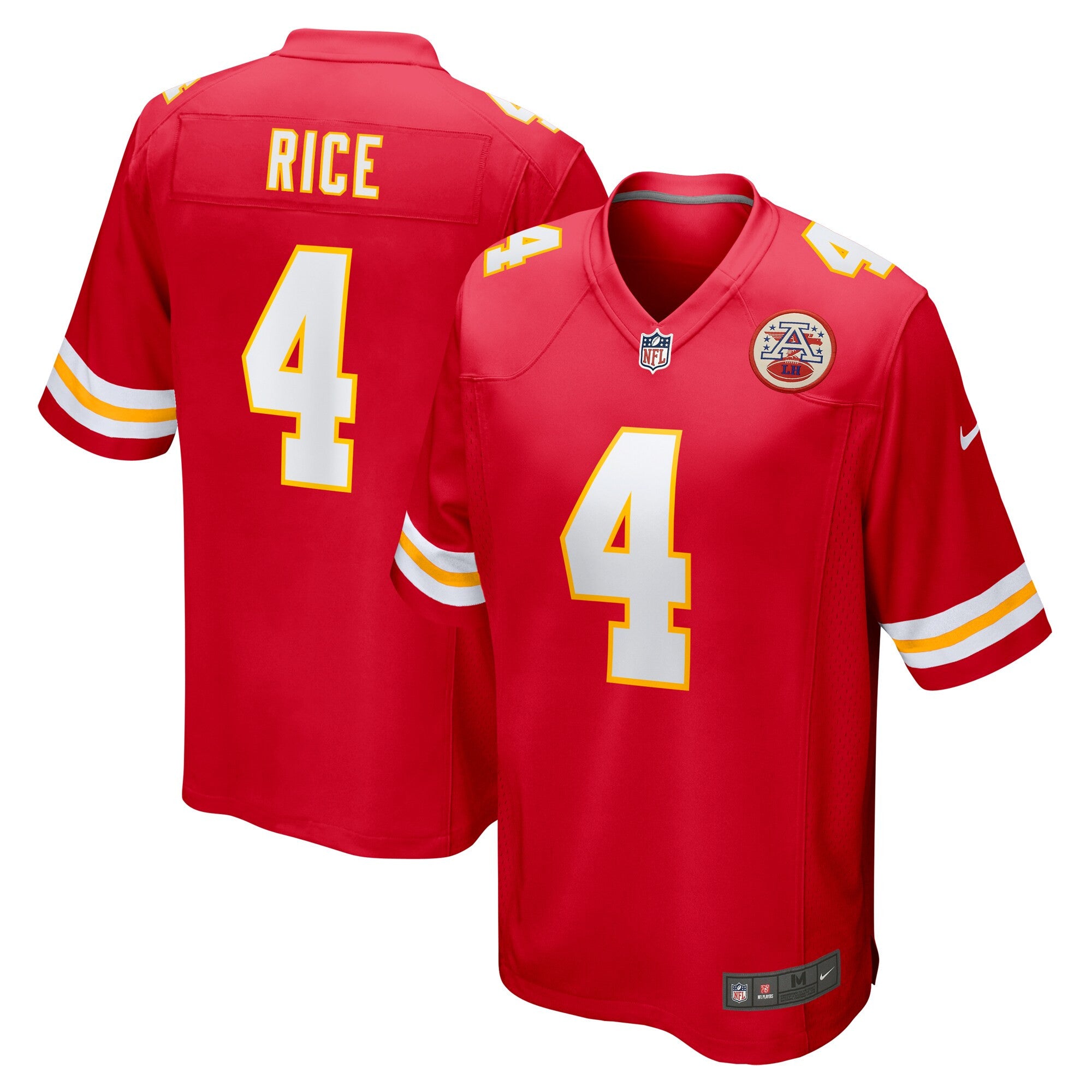Rashee Rice Kansas City Chiefs red jersey