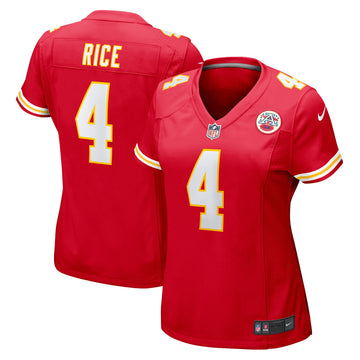 Rashee Rice Kansas City Chiefs red jersey