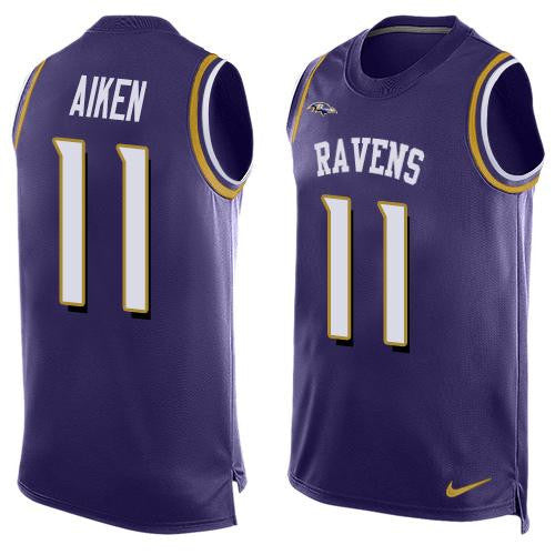 Kamar Aiken Baltimore Ravens purple Limited jersey