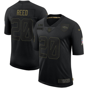 Ed Reed Baltimore Ravens black Salute To Service jersey