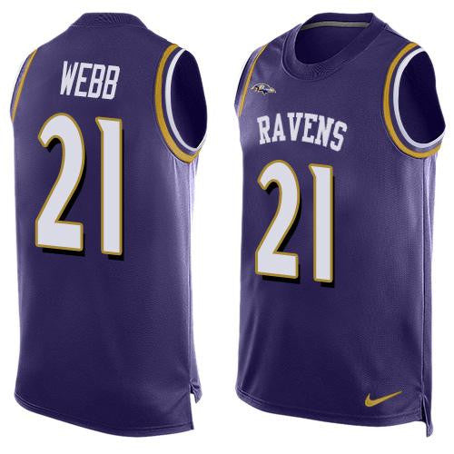 Lardarius Webb Baltimore Ravens purple Limited jersey
