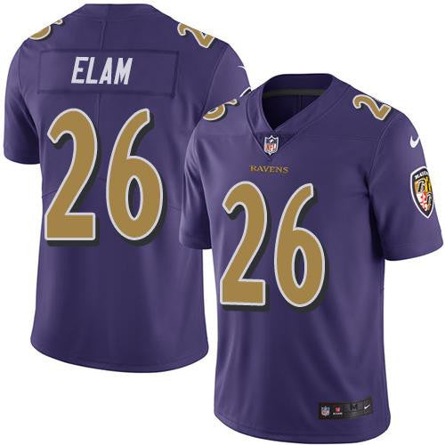 Matt Elam Baltimore Ravens purple Limited jersey