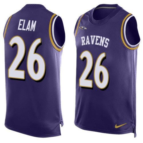 Matt Elam Baltimore Ravens purple Limited jersey
