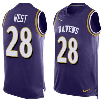 Terrance West Baltimore Ravens purple Limited jersey