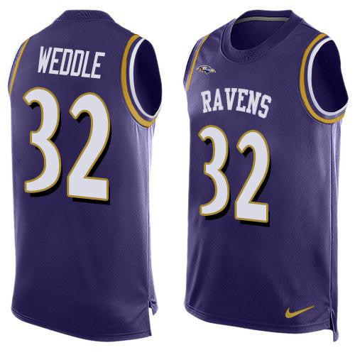 Eric Weddle Baltimore Ravens purple Limited jersey