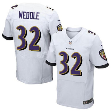 Eric Weddle Baltimore Ravens white Elite jersey