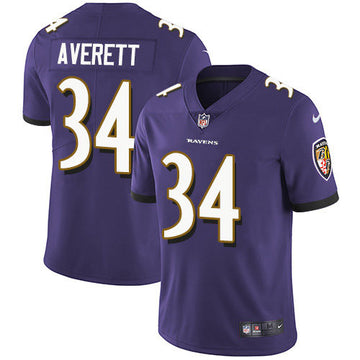 Anthony Averett Baltimore Ravens purple Vapor jersey
