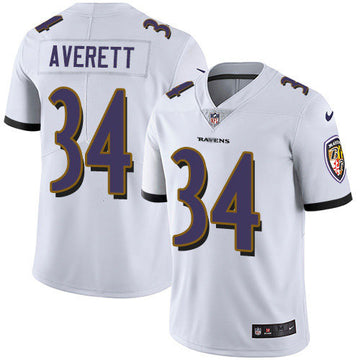 Anthony Averett Baltimore Ravens white Vapor jersey