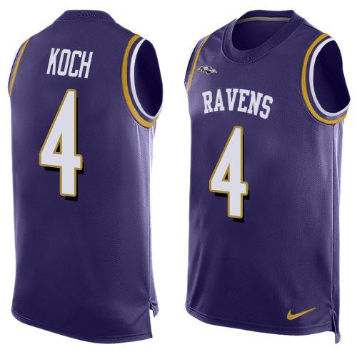 Sam Koch Baltimore Ravens purple Limited jersey