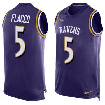 Joe Flacco Baltimore Ravens purple Limited jersey