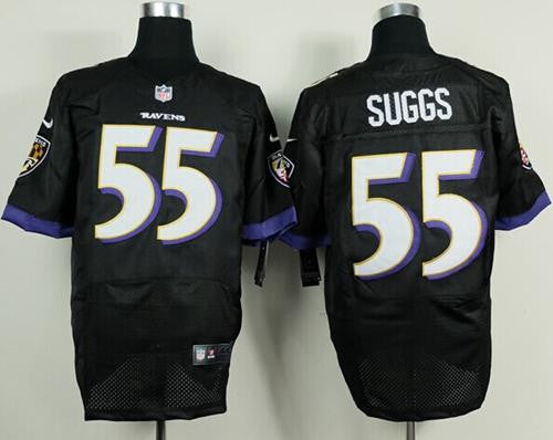 Terrell Suggs Baltimore Ravens black Elite jersey