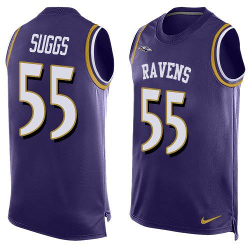Terrell Suggs Baltimore Ravens purple Limited jersey