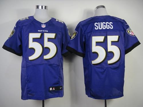 Terrell Suggs Baltimore Ravens purple Elite jersey