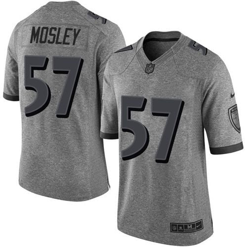 C.J. Mosley Baltimore Ravens gray Limited jersey
