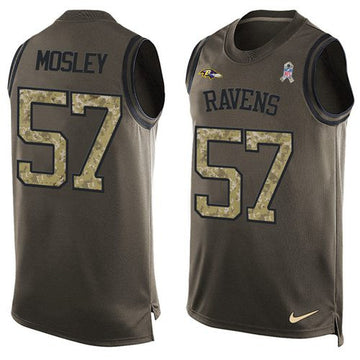 C.J. Mosley Baltimore Ravens green Salute To Service jersey
