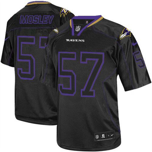 C.J. Mosley Baltimore Ravens black Elite jersey