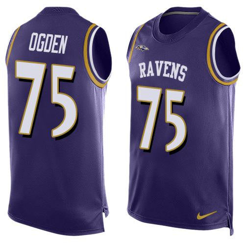 Jonathan Ogden Baltimore Ravens purple Limited jersey