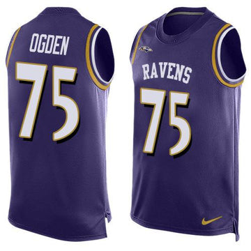 Jonathan Ogden Baltimore Ravens purple Limited jersey