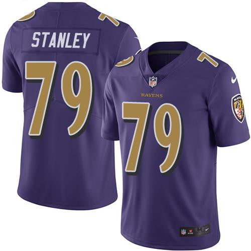 Ronnie Stanley Baltimore Ravens purple Limited jersey