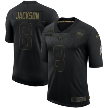 Lamar Jackson Baltimore Ravens black Salute To Service jersey