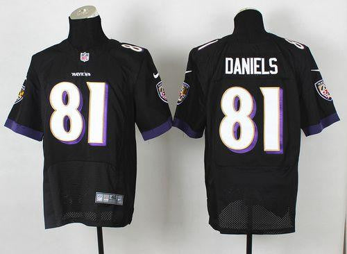 Owen Daniels Baltimore Ravens black Elite jersey
