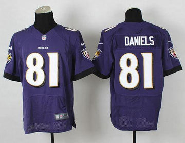 Owen Daniels Baltimore Ravens purple Elite jersey
