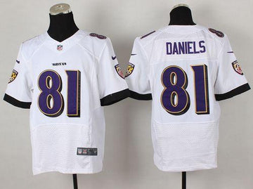 Owen Daniels Baltimore Ravens white Elite jersey