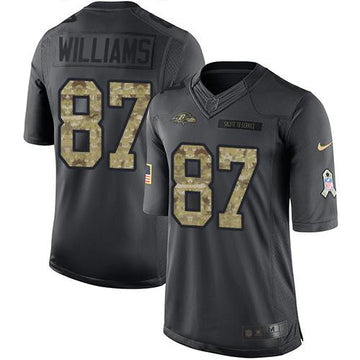 Maxx Williams Baltimore Ravens black Salute To Service jersey