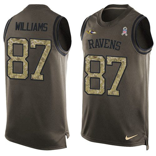 Maxx Williams Baltimore Ravens green Salute To Service jersey
