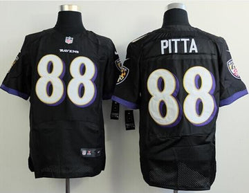 Dennis Pitta Baltimore Ravens black Elite jersey