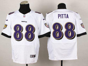 Dennis Pitta Baltimore Ravens white Elite jersey