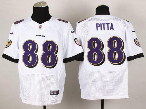 Dennis Pitta Baltimore Ravens white Elite jersey