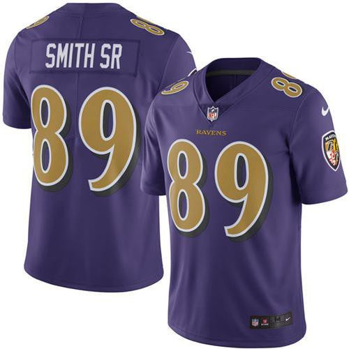 Steve Smith Sr Baltimore Ravens purple Limited jersey