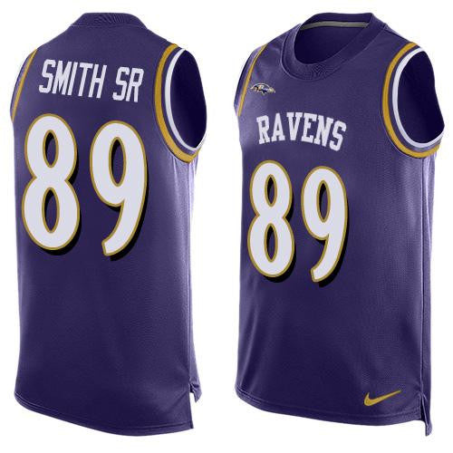 Steve Smith Sr Baltimore Ravens purple Limited jersey