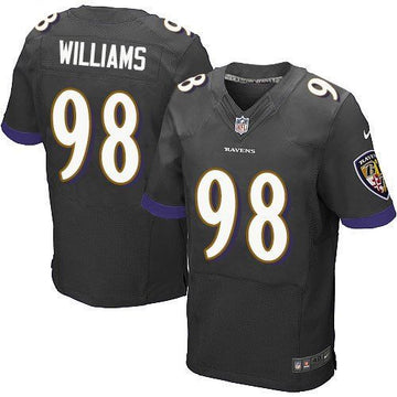 Brandon Williams Baltimore Ravens black Elite jersey