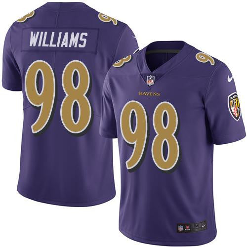 Brandon Williams Baltimore Ravens purple Limited jersey
