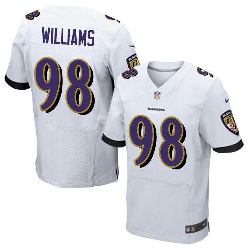 Brandon Williams Baltimore Ravens white Elite jersey