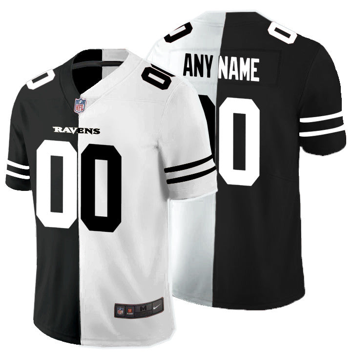 Custom Baltimore Ravens black Untouchable jersey