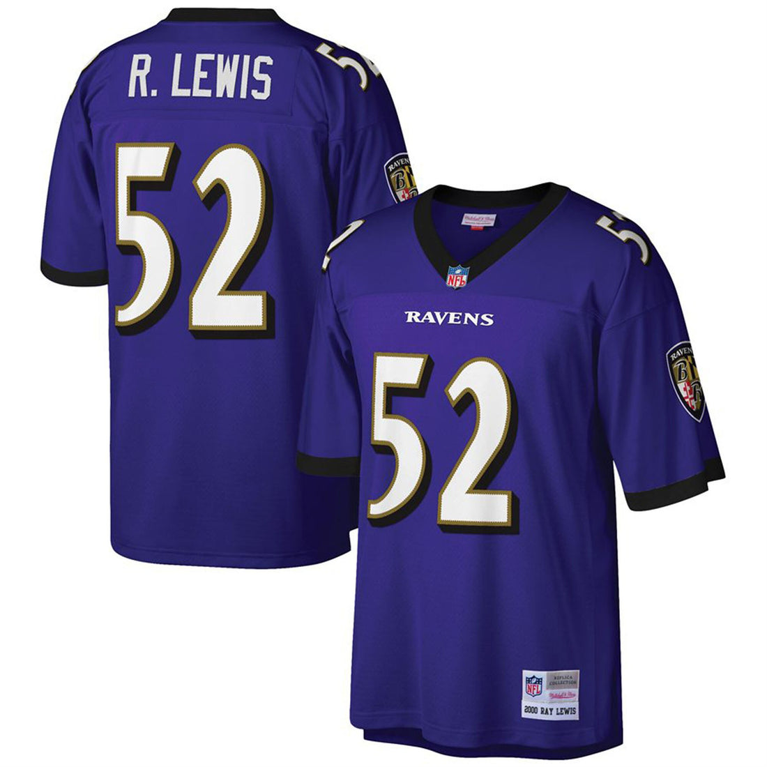 Ray Lewis Baltimore Ravens purple jersey