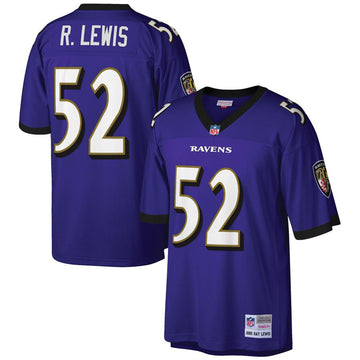 Ray Lewis Baltimore Ravens purple jersey