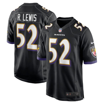 Ray Lewis Baltimore Ravens black jersey