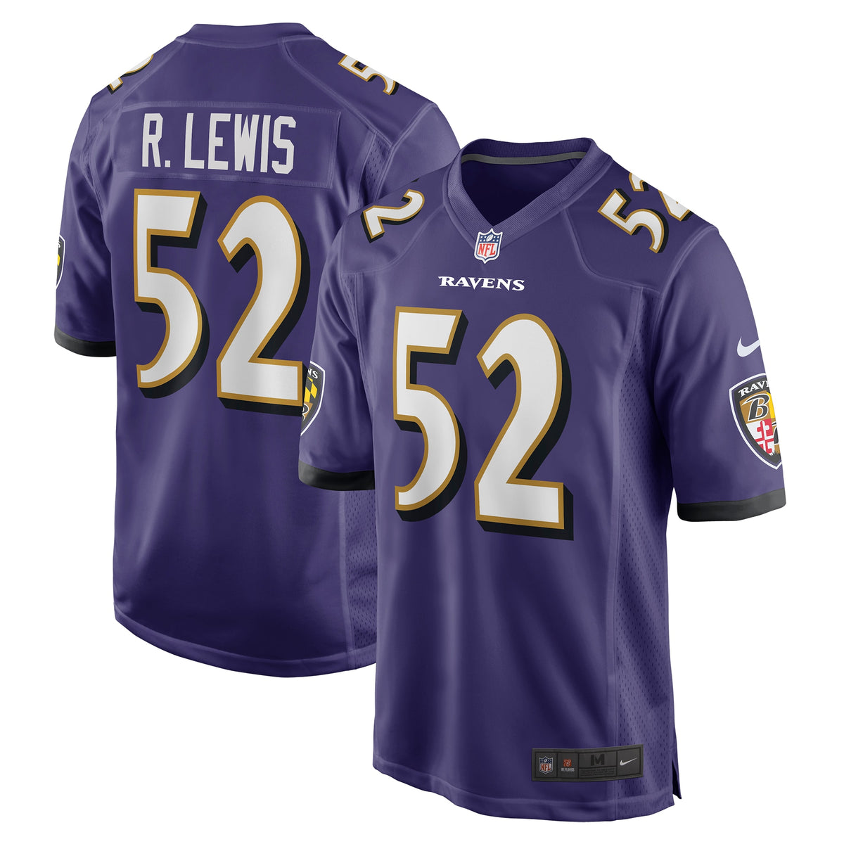 Ray Lewis Baltimore Ravens purple jersey