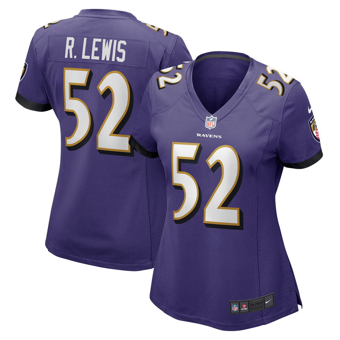 Ray Lewis Baltimore Ravens purple jersey
