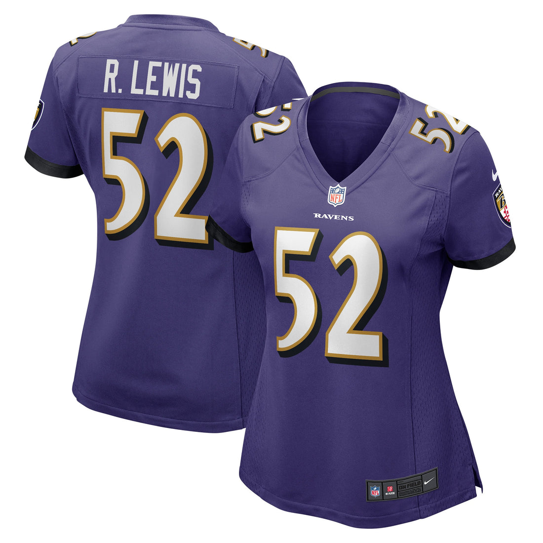 Ray Lewis Baltimore Ravens purple jersey
