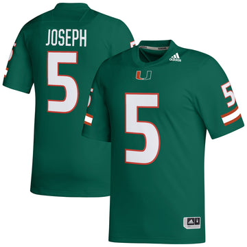 Ray Joseph Miami Hurricanes green jersey