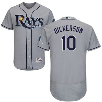 Corey Dickerson Tampa Bay Rays gray jersey