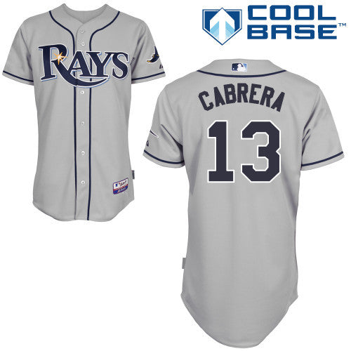 Cabrera Tampa Bay Rays grey jersey