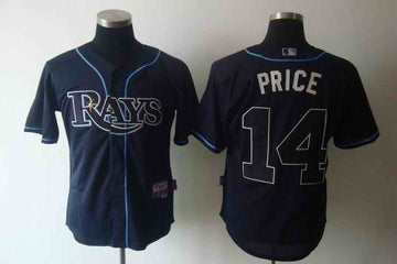 Price Tampa Bay Rays blue jersey